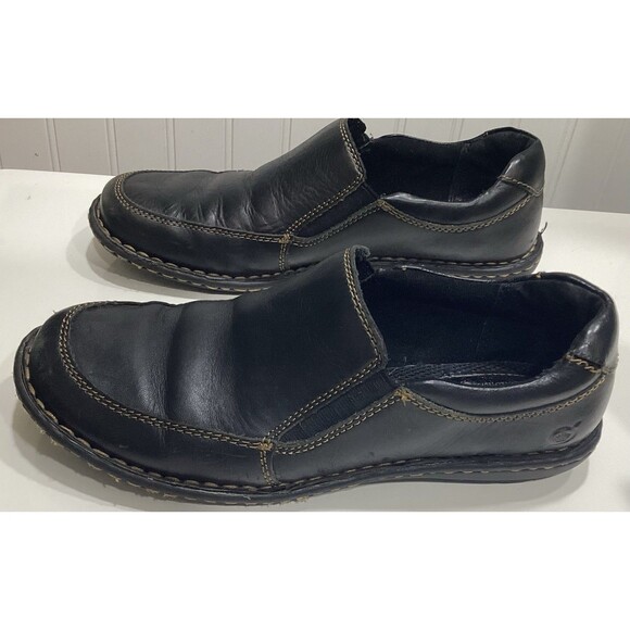 Born Nigel Men’s Black Leather Slip On Loafers Shoes Comfort Casual Size 8M main image 4